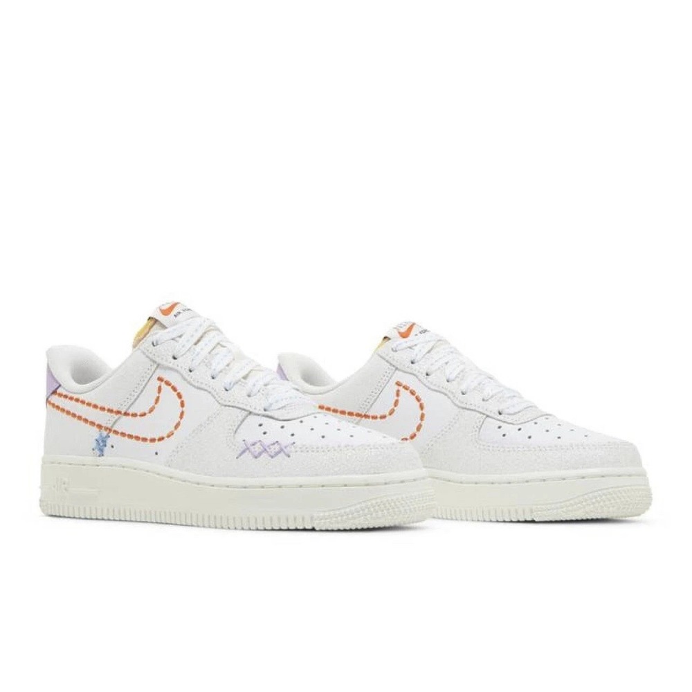 Women's Size 12 Nike Air Force 1 '07 SE White Shoes Sneakers DX2348-100  NEW
